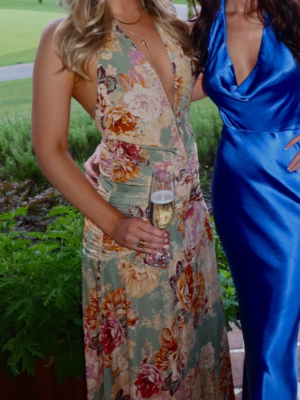 AFRM Cadiz Halter Maxi Dress